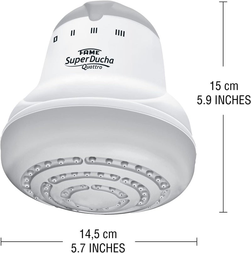 Fame - Electric shower110V - SUPERDUCHA QUATTRO. Tankless Water Heater Electric. 4 temperatures. Calentador de agua electrico - 4400W. - Image 3